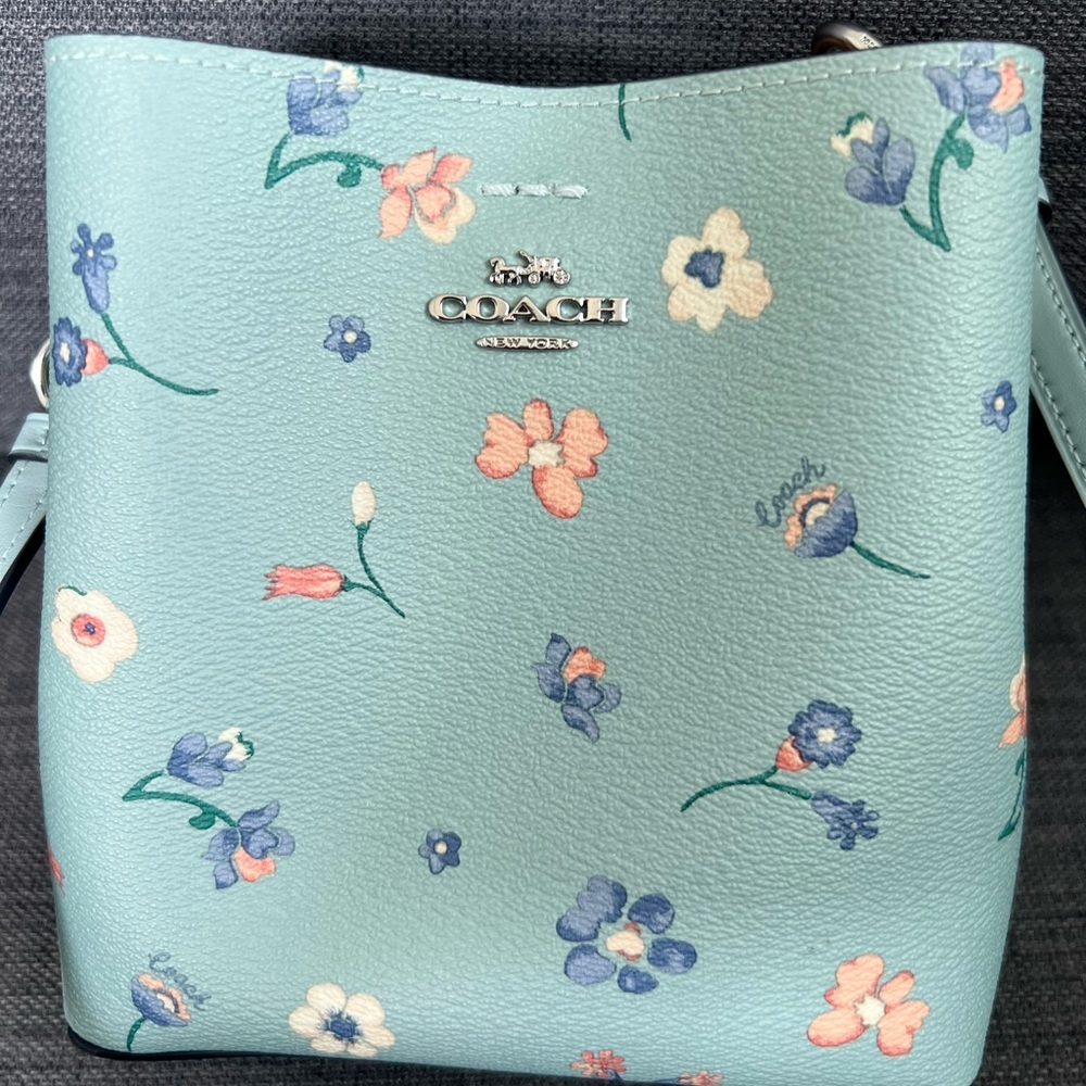 NWT COACH MYST FLORAL SMALL TWIN BUCKET CROSSBODY SHOULDER BAG - Picture 2 of 9